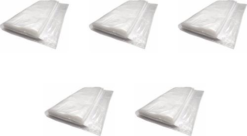 Vakumsuz Şeffaf Tek Kişilik Yatak Baza Saklama Taşıma Kılıfı Poşeti Torbası - 120x200 Cm. - 5 Adet