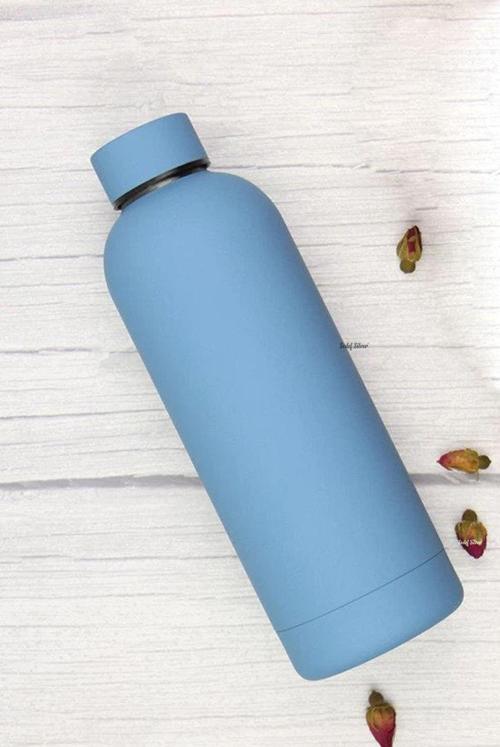 Exclusive 500 Ml Rubber Gövde Çay Termos Kupa Suluk Şişe Bardak Mug