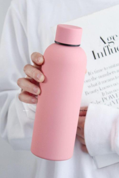 Exclusive 500 Ml Rubber Gövde Çay Termos Kupa Suluk Şişe Bardak Mug