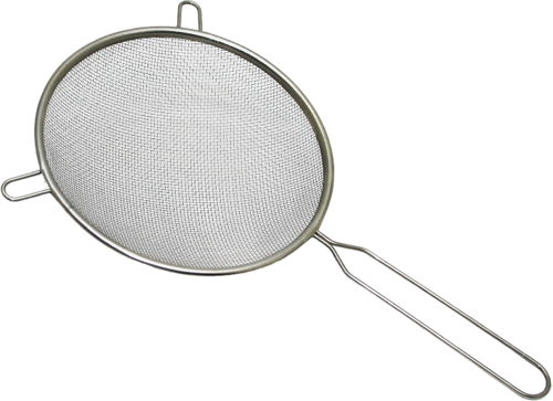 14CM TEL SÜZGEÇ METAL SAPLI KULAKLI (5060)