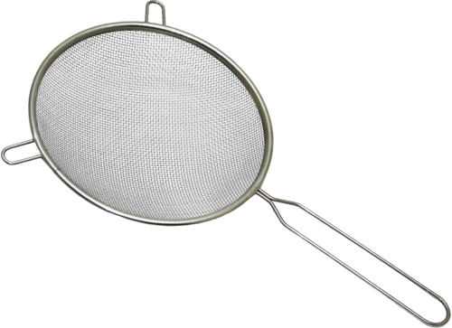 18CM TEL SÜZGEÇ METAL SAPLI KULAKLI (5060)