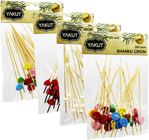 20 PARÇA BAMBU KOKTEYL KÜRDAN 120MM (5060)