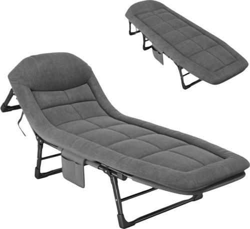 TAŞINABİLİR AYARLANABİLİR 5 KADEME SÜNGER KAMP YATAK ŞEZLONG (KAZAYAĞI) (5060)