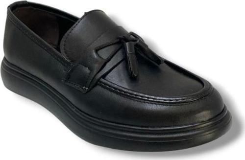 4025-25 Deri Püsküllü Anatomik Erkek Çocuk Ayakkabı