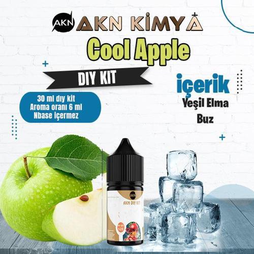 Cool Apple Dıy Kit Yeşil Elma Buz Gıda Aroması %20 Oranda Aroma İçerir (Hazır Değildir )