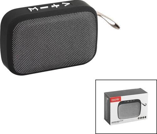 BLUETOOTH WİRELESS  MİNİ  HOPARLÖR SPEAKER  USB ŞARJLI   3W  300mAH PİL - MİKROFON - KART GİRİŞİ AS-02 (5060)
