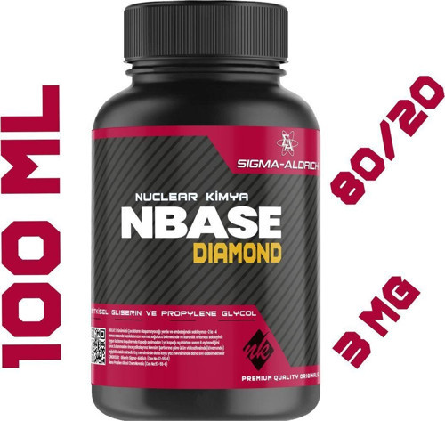 Sigma Aldrich Base 100 ml Vg Pg 80-20 3 Mg/ml Bitkisel Gliserin Base E422