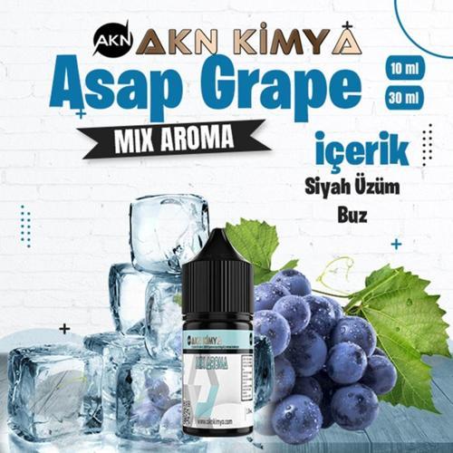 Asap Grape Nasty Juice Mix Aroma Siyah Üzüm Buz Gıda Aroması 10 ml