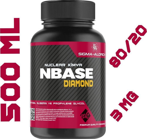 Sigma Aldrich Base 500 ml Vg Pg 80-20 3 Mg/ml Bitkisel Gliserin Base E422