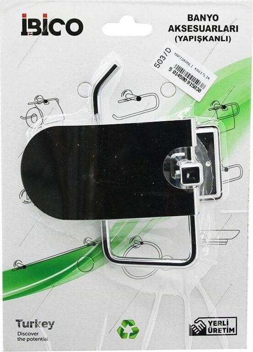 DİL KAPAKLI  METAL  WC KAĞITLIK   YAPIŞKANLI MONTAJ  BNY-503D (5060)