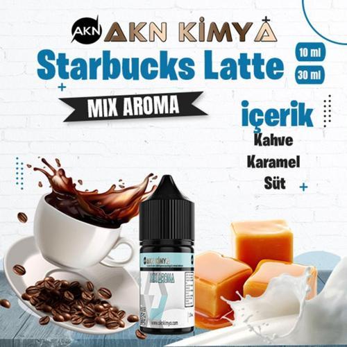 Starbucks Latte Mix Aroma Kahve Karamel Süt Gıda Aroması 10 ml