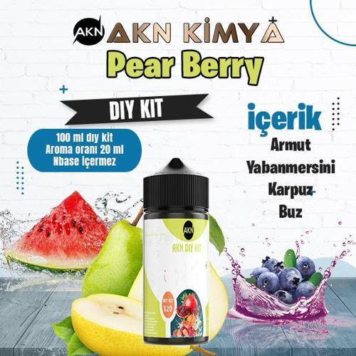 Pear Berry Dıy Kit Armut Yabanmersini Karpuz Buz Gıda Aroması %20 Oranda Aroma İçerir (Hazır Değildir )