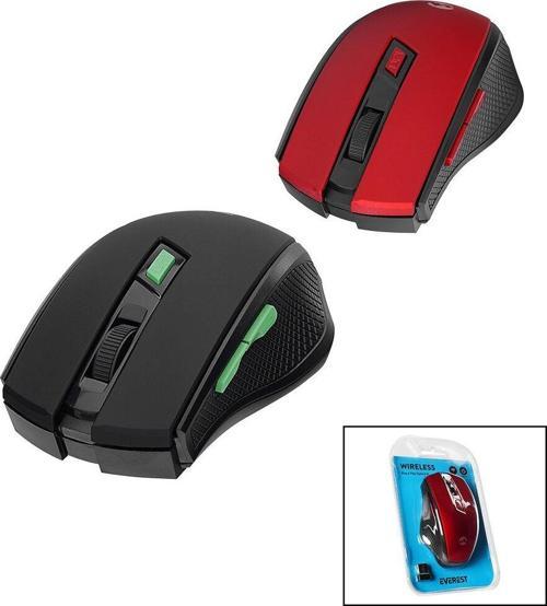 EVEREST SMW-777  WİRELESS - KABLOSUZ  1600DPI USB OPTİCAL MOUSE  VAKUM AMBALAJ (5060)
