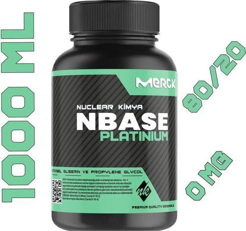 Platinium Base 1 Litre Vg Pg 80-20 0 Mg/ml Bitkisel Gliserin Base E422