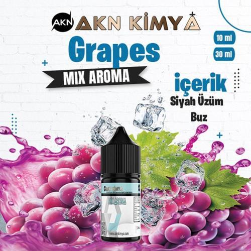 Grapes Mix Aroma Siyah Üzüm Buz Gıda Aroması 10 ml