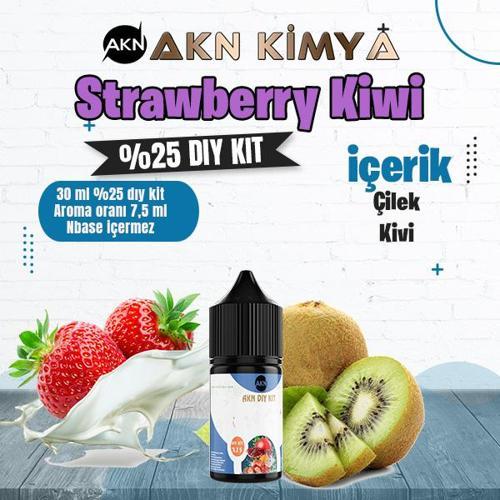 Strawberry Kiwi Yoğun Dıy Kit Çilek Kivi Gıda Aroması %25 Oranda Aroma İçerir (Hazır Değildir )