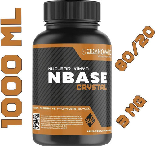 Chemnovatic Base 1 Litre Vg Pg 80-20 3 Mg/ml Bitkisel Gliserin Base E422