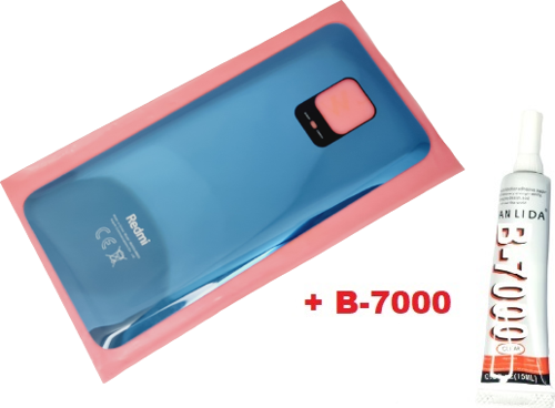 Xiaomi Redmi Note 9S Note 9 Pro Arka Kapak Batarya Kapağı (CAM+B-7000) GRİ