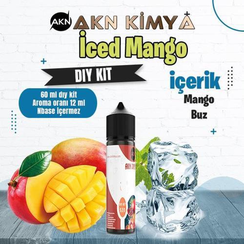 Iced Mango Dıy Kit Mango Buz Gıda Aroması %20 Oranda Aroma İçerir (Hazır Değildir )