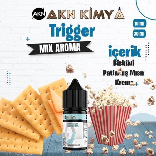 Trigger Mix Aroma Bisküvi Patlamış Mısır Gıda Aroması 10 ml