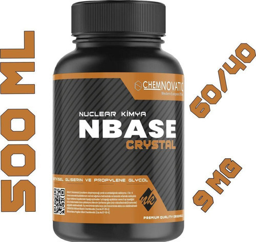 Chemnovatic Base 500 ml Vg Pg 60-40 9 Mg/ml Bitkisel Gliserin Base E422