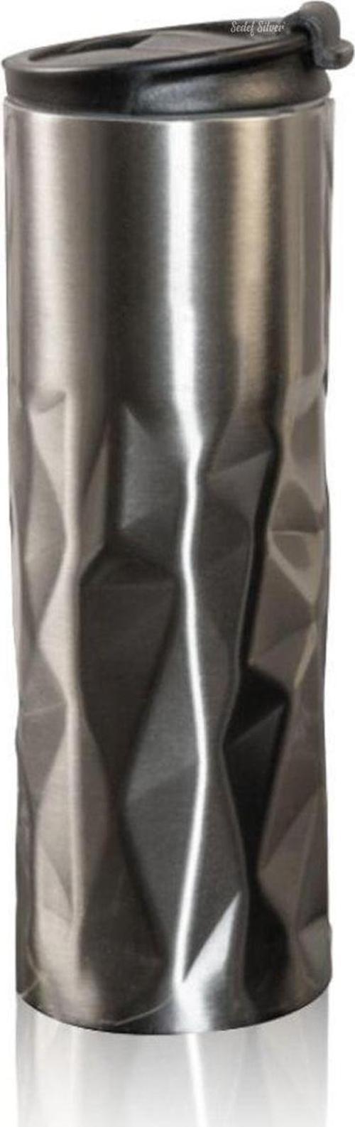 Yeni Nesil Farklı Tasarım Iç Paslanmaz Çelik Vakumlu Termos Matara 450 Ml 507