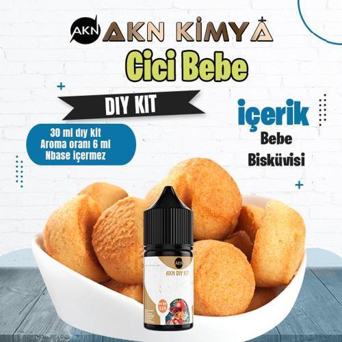 Cici Bebe Dıy Kit Bebe Bisküvisi Gıda Aroması %20 Oranda Aroma İçerir (Hazır Değildir )