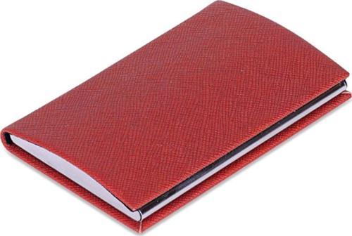 Yüksek Kaliteli Suni Deri, Kadife İç Kaplama Metal Mıknatıs Kapaklı Kartvizitlik Cüzdan Kartlık
