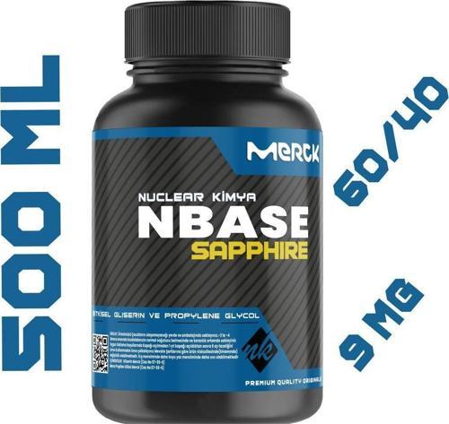Sapphire 3M Base 500 ml Vg Pg 60-40 9 Mg/ml Bitkisel Gliserin Base E422