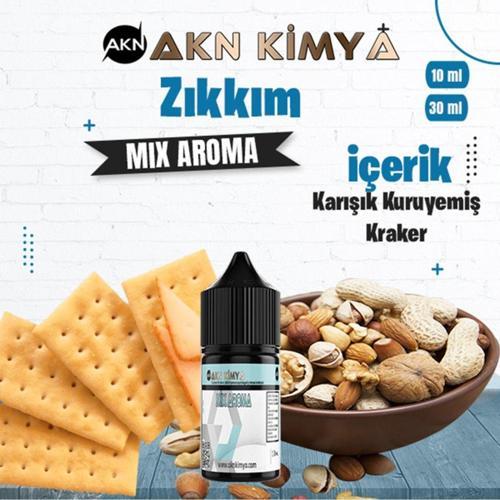 Zıkım Mix Aroma Karışık Kuruyemiş Kraker Gıda Aroması 10 ml