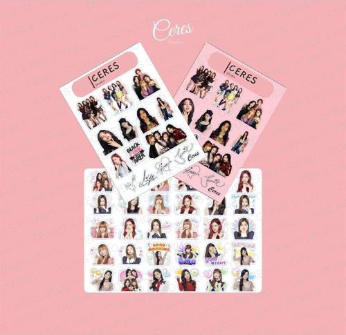 Black Pink Sticker 60 Adet Etiket Ve Imzaları (2 ADET 10x14cm VE 1 ADET 13x20cm)