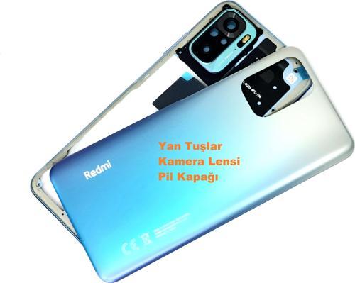 Xiaomi Redmi Note 10S (4G) kasa Arka Pil Batarya Kapağı MAVİ