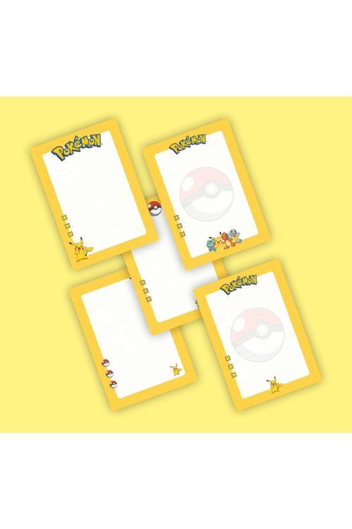 Pokemon Not Defterleri | Notepad | Bloknot | A5 (14X20CM) 40 Sayfa Not Defteri 5 Adet