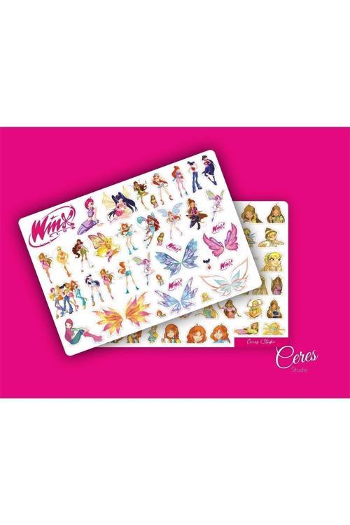 Winx Club Sticker Etiket Çıkartma - 2 Sayfa 92 Etiket