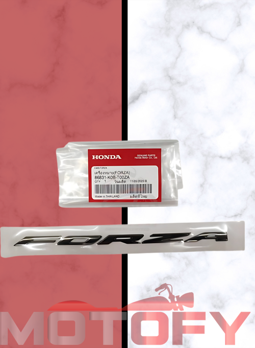 HONDA FORZA 250 2018-2020 SELE ALTI YAN KAPAK AMBLEMİ ORİJİNAL - 86831-K0B-T00ZA