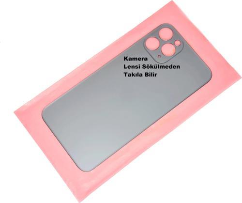 İphone 11 PRO Arka Pil Batarya Kapağı (CAM) Mavi