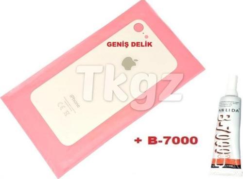 İphone 8 Arka Pil Batarya Kapağı (CAM+B-7000) GOLD
