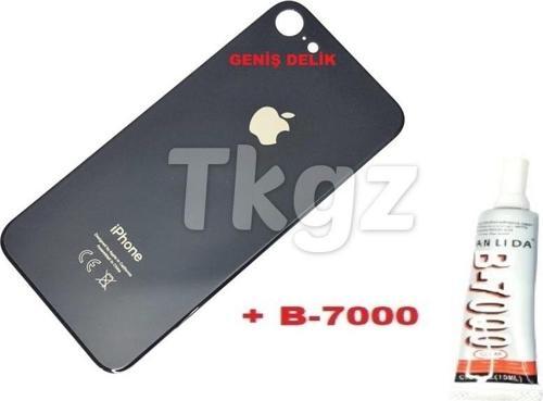 İphone 8 Arka Pil Batarya Kapağı (CAM+B-7000) SİYAH
