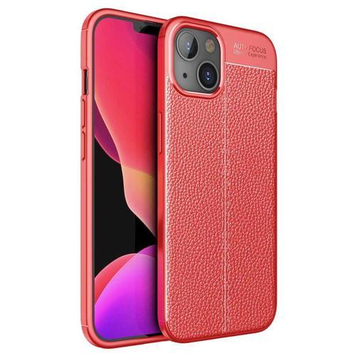 Apple iPhone 13 Kılıf Niss Silikon Deri GörünümlüNano Glass