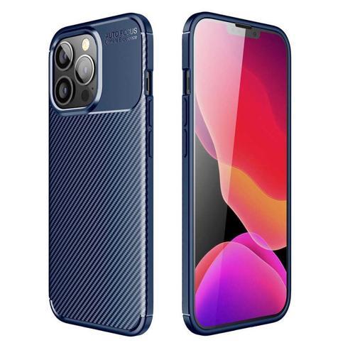 Apple iPhone 13 Pro Kılıf Negro Karbon Görünüm Dizayn SilikonNano Glass