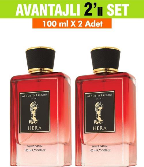 2'Li Set  Alberto Taccini  HERA Kadın Parfümü - 100 ml