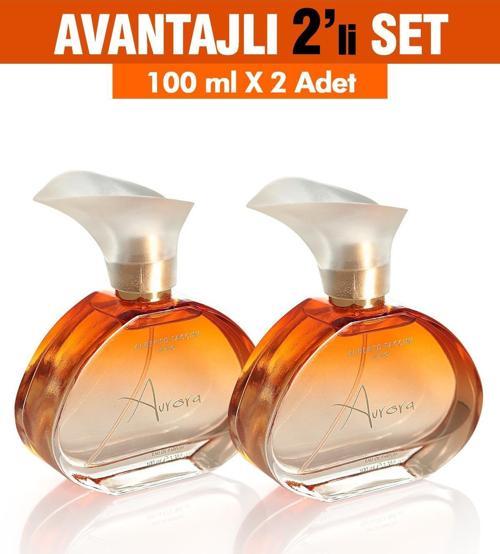 2'Li Set  Alberto Taccini AURORA Kadın Parfümü -100 ml