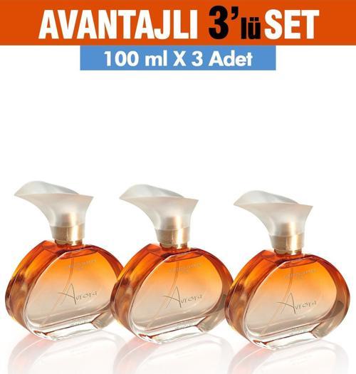 3'Lü Set Alberto Taccini AURORA Kadın Parfümü -100 ml