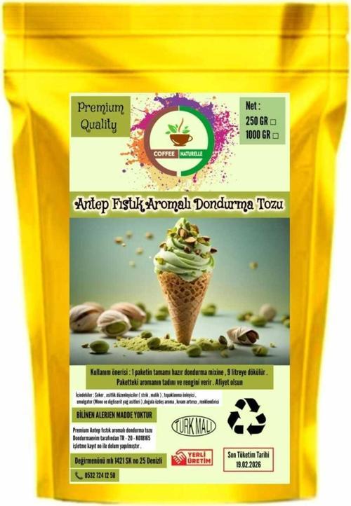 Antep Fıstığı Aromalı Dondurma Aroması