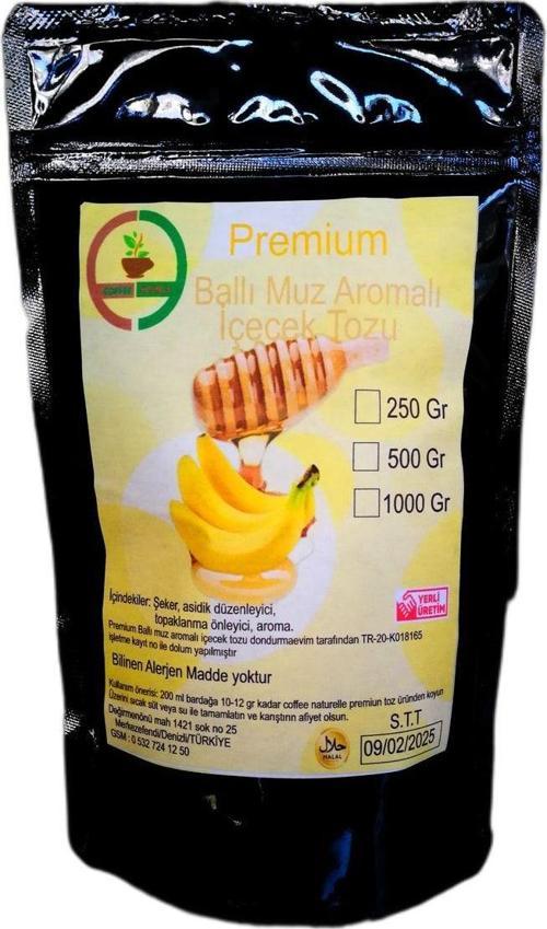 Ballı Muz Aromalı Içecek Tozu - Oralet ( Ekonomik Boy 1 Kg)