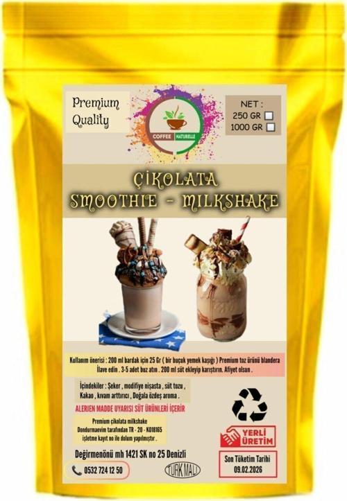 Çikolata Aromalı Milkshake & Smoothie 1 Kg - 1000 Gr
