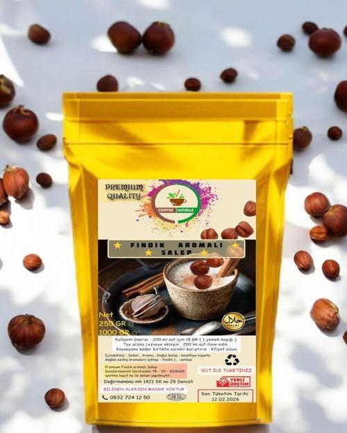 Fındık Aromalı Salep - 250 Gr