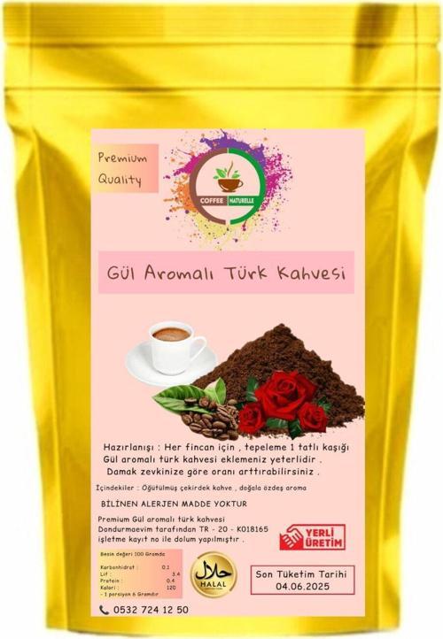 Gül Aromalı Türk Kahvesi - 200 Gr - Premium Quality