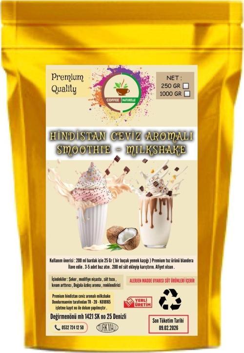 Hindistan Cevizli Milkshake & Smoothie 250 Gr