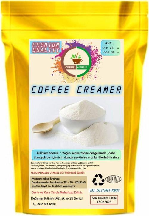 Kahve Kreması 1000 Gr. 1 Kg